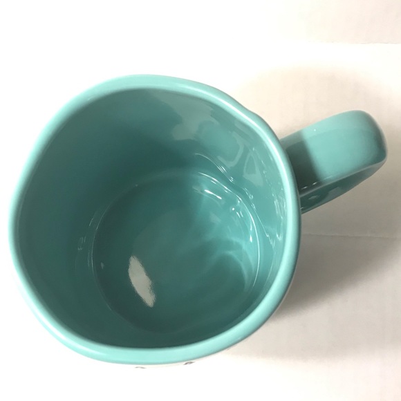 TWO (2) Rae Dunn Mama Bear Ceramic Mugs Teal Blue - Picture 8 of 14